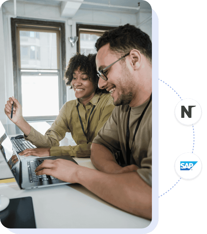 Plataforma NotePay integrada ao ERP SAP.
